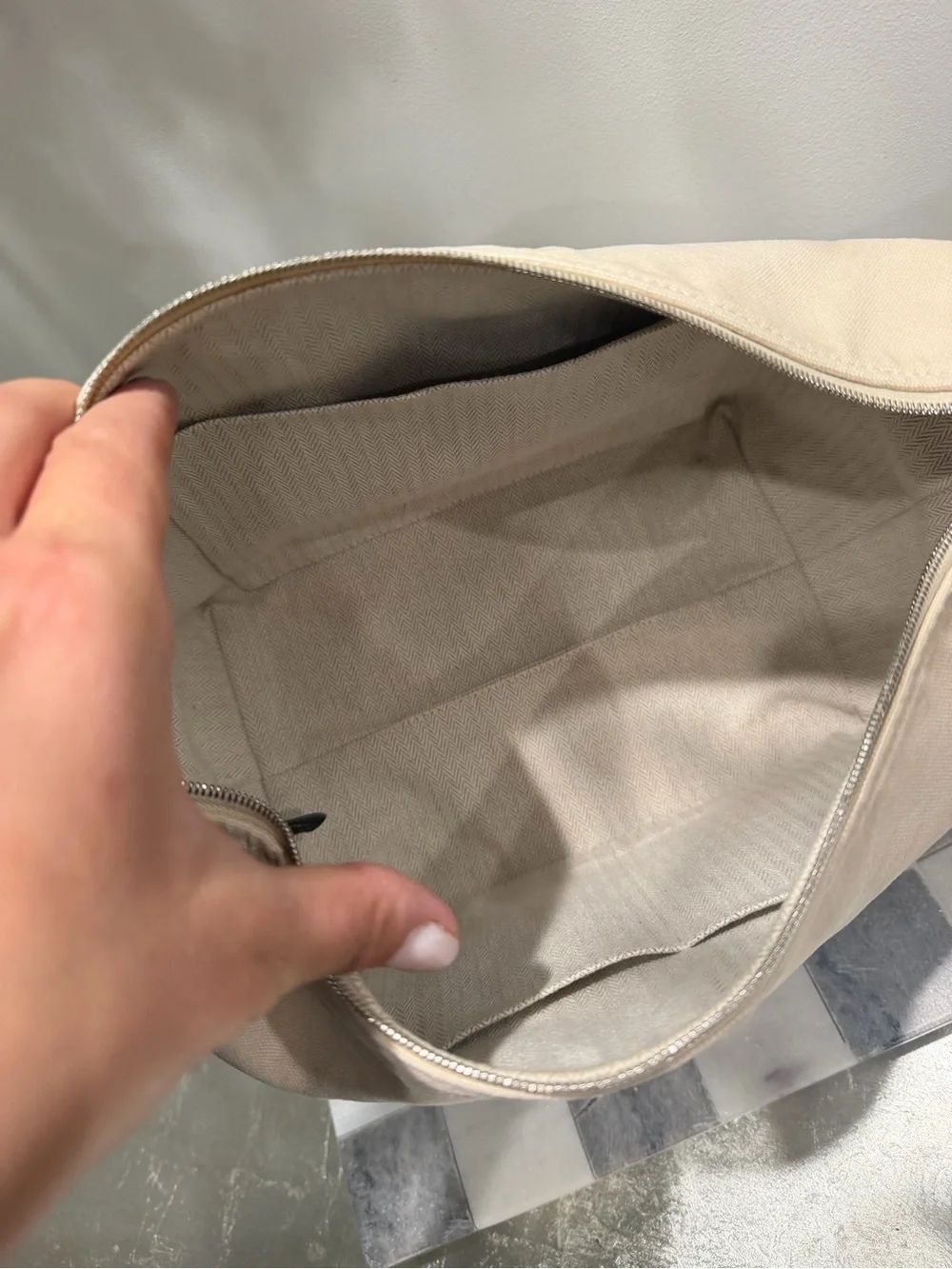 Hermes Beige Bride a Brac Large Bag